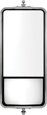 United Pacific 60029 Stainless Steel 7" X 16" West Coast Mirror With Convex Mirror in Saudi Arabia