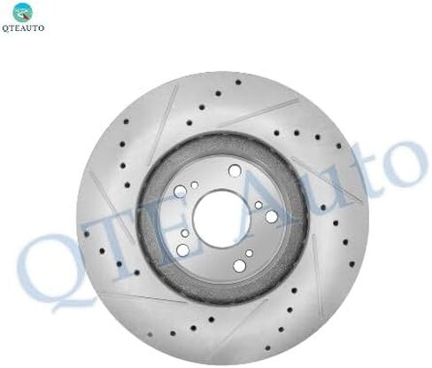 PM Auto Front 300mm Drilled Slotted Disc Brake Rotors Replacement For 1999-2004 Honda Odyssey in Saudi Arabia