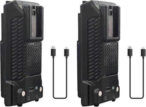 بطارية UV-K5 8 USB-C بقدرة 2600 مللي أمبير في الساعة سعة كبيرة DC7.4V بطارية راديو UV-K6 ذات اتجاهين لملحقات الراديو UV-K5 in Saudi Arabia