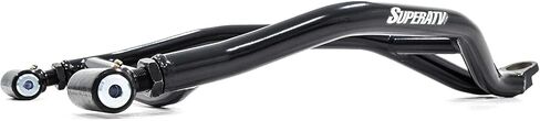 SuperATV High Clearance Upper & Lower A Arms Compatible With Polaris RZR XP 1000 & Turbo Models (See Fitment) - Black in Saudi Arabia