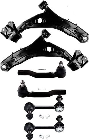 SCITOO 6-PC SET Suspension Kit For Ford Edge For Lincoln MKX Front Lower Control Arm And Ball Joint Front Outer Tie Rod End Front Sway Bar End Link in Saudi Arabia