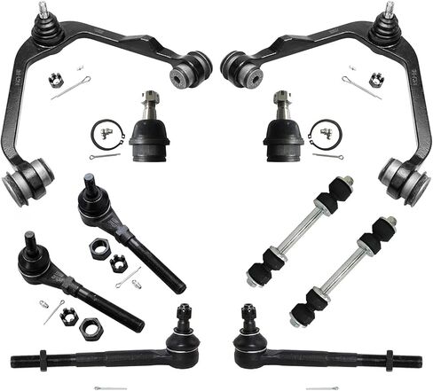 Detroit Axle - RWD Front End 10pc Suspension Kit for Ford F-150 F-250 Expedition Lincoln Navigator Blackwood, 2 Upper Control Arms 2 Lower Ball Joints 2 Sway Bars 4 Tie Rods Replacement in Saudi Arabia