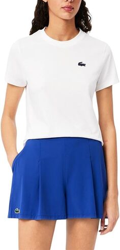 تي شيرت رياضي من القطن التقني فائق الجفاف للنساء من Lacoste in Saudi Arabia