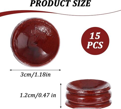 Lusofie 15 Pcs Crystal Holder for Stones Wooden Sphere Stand Crystal Display Stand Decorative Egg Holder for Displaying Ball Eggs Stone Decor Pedestals(1.18 Inch) in Saudi Arabia