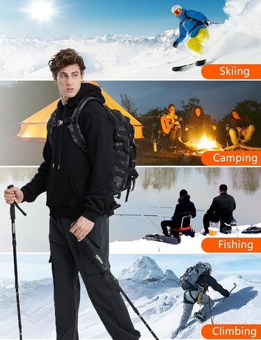 Heated Hoodie for Women Men with Rechargeable Battery Pack 7.4V 12000mAh, Unisex Pullover Heated Sweatshirt in Saudi Arabia