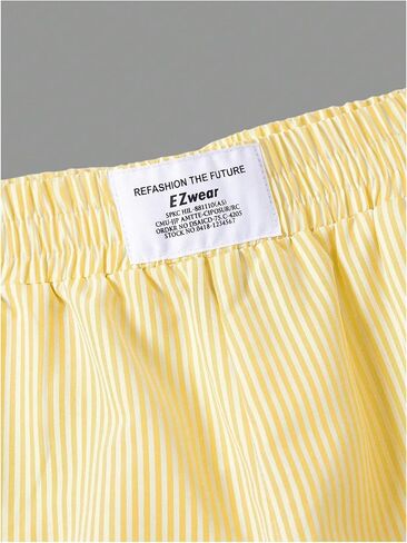 SOLY HUX Women's Striped Pants Elastic Waist Wide Leg Baggy Sweatpants Lounge Pants 2 Packs in Kuwait