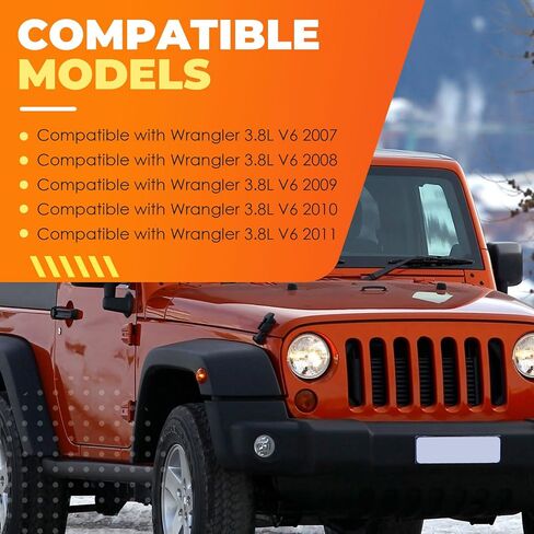 مضخة توجيه كهربائية مع بكرة متوافقة مع Wrangler 3.8L V6 2007-2011 استبدال 20-1001 96-1001 52059899AE 68146649 in Kuwait