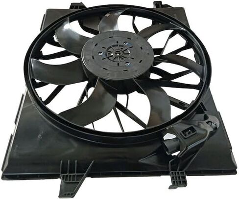 Engine Cooling Radiator Fan Assembly - Compatible with 2014-2022 Dodge Durango Sport Utility (with Heavy Duty Cooling) in Saudi Arabia