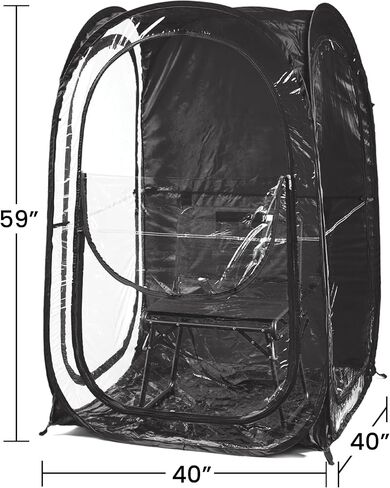 WeatherPod® The Original Shark Tank MyPod ™ 1-2 PORPON POD - ابق دافئًا وجافًا وخارجًا من الشمس - Weather Pod للرياضة أو المطر أو الرياح in Kuwait