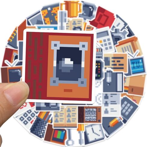 50 Pcs Scary Movie Stickers,Halloween Horror Skull Stickers,Waterproof Vinyl Gothic Stickers for Laptops, Water Bottles, Horror Stickers for Adults for Adults Girls Teens Mens. in Kuwait