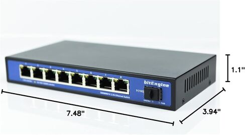 محول إيثرنت ذكي مُدار عبر الويب من bitEngine 8 منافذ 10 جيجابت، يدعم التفاوض التلقائي 10G/5G/2.5G/1G/100M، محول إيثرنت بعرض النطاق الترددي 160 جيجابت في الثانية in Kuwait