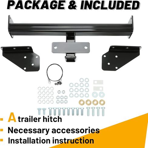 Kojem Class 4 Trailer Hitch Compatible with 2016-2023 Toyota Tacoma 2" Receiver Tow Hitch Powder Coated in Saudi Arabia
