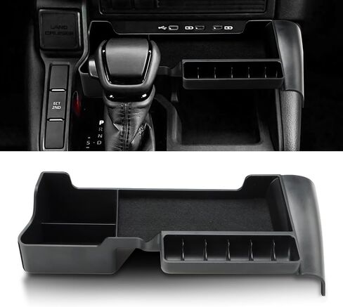 MARCHFA Center Console Organizer Tray Compatible for 2024 2025 2026 Toyota Land Cruiser 250 Prado J250 LC250 Accessories Console Insert Secondary Storage Box in Saudi Arabia