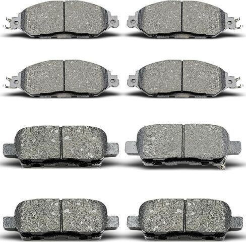 D1415 D1649 8pcs Front Rear Ceramic Brake Pads Sets Fit For 2013-2019 For Nissan Pathfinder,2015-2019 For Murano,2014-2019 For Infiniti QX60/2013 For JX35 in Saudi Arabia