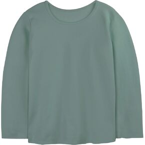 تي شيرت Mightly Girls مصنوع من القطن العضوي بأكمام طويلة ورقبة واسعة مضلعة وفقًا لمعايير التجارة العادلة in Kuwait