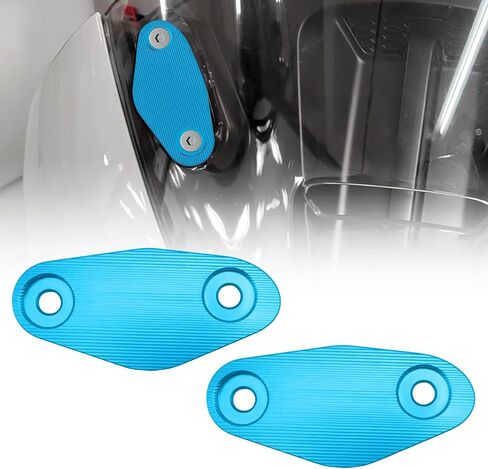 For CFMOTO 675SR 675SRR 675SR-R 675 SR SRR 2024 2025 Mirror Block Off Plates Rearview Mirror Hole Cover Decorative(Blue) in Saudi Arabia