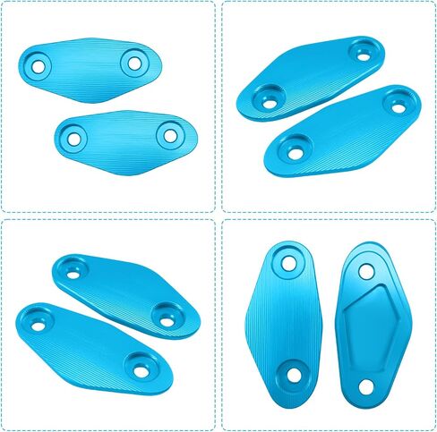 For CFMOTO 675SR 675SRR 675SR-R 675 SR SRR 2024 2025 Mirror Block Off Plates Rearview Mirror Hole Cover Decorative(Blue) in Saudi Arabia