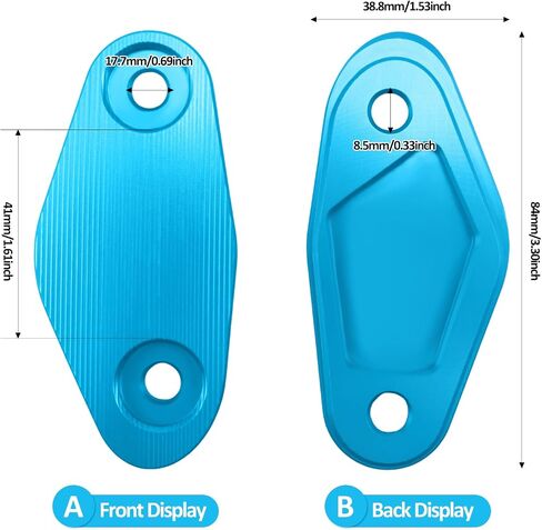For CFMOTO 675SR 675SRR 675SR-R 675 SR SRR 2024 2025 Mirror Block Off Plates Rearview Mirror Hole Cover Decorative(Blue) in Saudi Arabia