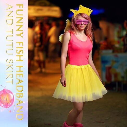 مجموعة الأزياء الحيوانية SEA SET FISH GOLDFISH MARINE LIFE TEALLING و TUTU للنساء ملحقات MARDI GRAS in Kuwait