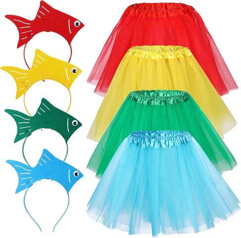 مجموعة الأزياء الحيوانية SEA SET FISH GOLDFISH MARINE LIFE TEALLING و TUTU للنساء ملحقات MARDI GRAS in Kuwait