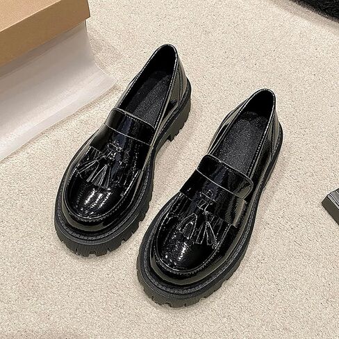 Platform Loafers for Women Chunky Loafers Shoes Penny Loafers Slip On Comfort Casual Fashion Business Work Shoes in Saudi Arabia