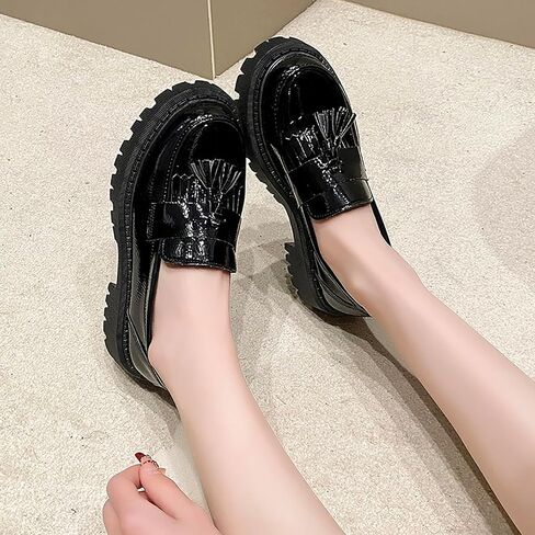 Platform Loafers for Women Chunky Loafers Shoes Penny Loafers Slip On Comfort Casual Fashion Business Work Shoes in Saudi Arabia