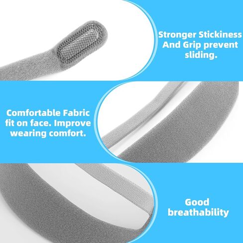 3 Pack Headgear Replacement Compatible with Airfit N30i/P30i, Adjustable CPAP Headgear, CPAP Mask Strap for N30i and P30i CPAP Nasal Mask Replace Part, CPAP Accessories Supplies in Kuwait
