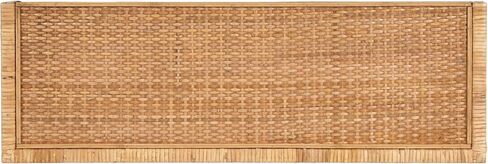 Kate and Laurel Rahmati Modern Rattan Floating Shelves, Set of 2, 24 x 8, Natural Rattan, Boho Bathroom and Kitchen Shelves for Above Toilet or Cute Nursery Bookshelves in Saudi Arabia