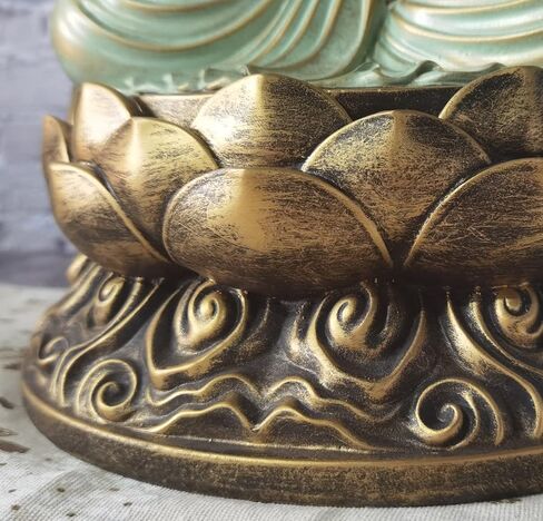 Buddha Statue Buda Gold 8.3" Buddha Statues for Home Decor,Meditation Buddah Statute Decor,Buddah Statute Zen Decoration in Saudi Arabia