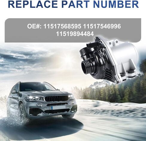 11517568595 Engine Electric Coolant Water Pump Fits for BMW E70 X5 3.0Si 30I 2007 2008 2009 2010 Replace OE 11517546996 11519894484 in Saudi Arabia