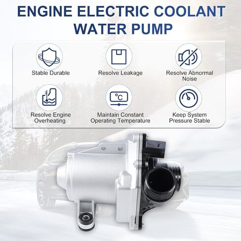 11517568595 Engine Electric Coolant Water Pump Fits for BMW E70 X5 3.0Si 30I 2007 2008 2009 2010 Replace OE 11517546996 11519894484 in Saudi Arabia