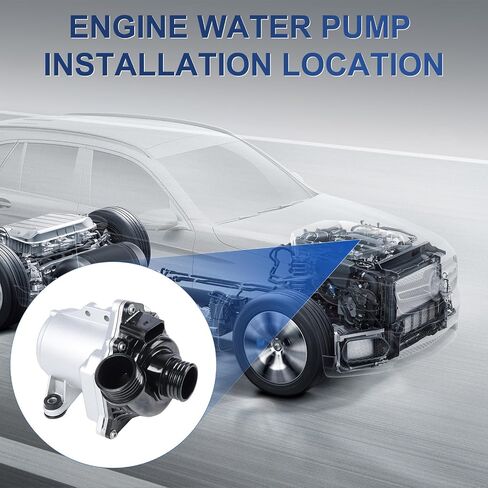 11517568595 Engine Electric Coolant Water Pump Fits for BMW E70 X5 3.0Si 30I 2007 2008 2009 2010 Replace OE 11517546996 11519894484 in Saudi Arabia