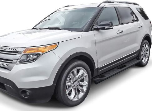 APS 6.5in Side Armor Stainless Steel Running Boards Compatible with Ford Explorer 2011-2019 Sport Utility 4-Door (Nerf Bars Side Steps Side Bars) in Saudi Arabia