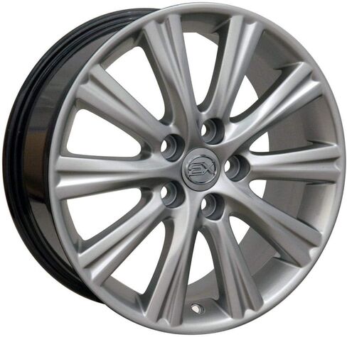 إطارات OE Wheels LX43 مقاس 17 بوصة تناسب طراز ES350 5x114.3 17x7 فضي لامع - هولاندر 74191 (1) in Saudi Arabia