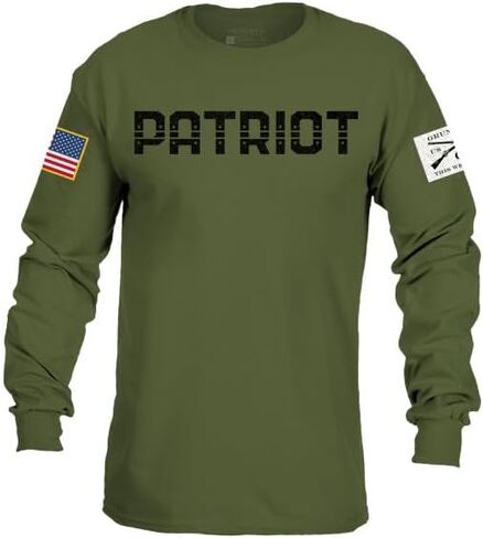 Grunt Style Patriot Long Sleeve Men's T-Shirt in Saudi Arabia