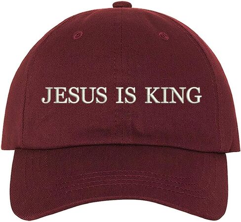 Jesus is King Embroidered Unisex Baseball Hat – Jesus is King Baseball Cap in Saudi Arabia