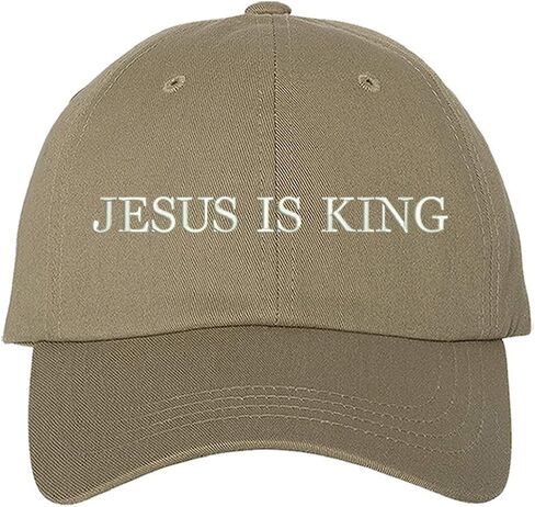 Jesus is King Embroidered Unisex Baseball Hat – Jesus is King Baseball Cap in Saudi Arabia