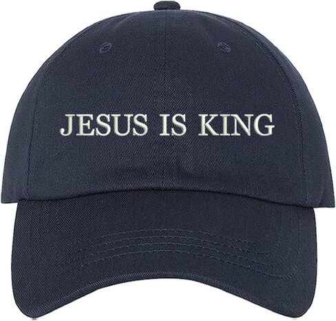Jesus is King Embroidered Unisex Baseball Hat – Jesus is King Baseball Cap in Saudi Arabia
