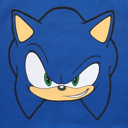 طقم سويت شيرت وسروال بياقة دائرية للأولاد من SEGA Sonic the Hedgehog مكون من قطعتين للأطفال الكبار in Saudi Arabia