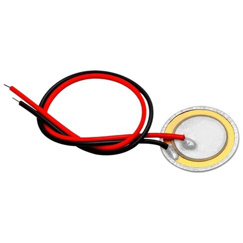 10 Pcs Piezoelectric Piezo Ceramic Wafer Plate Dia 15mm for Buzzer Loudspeaker + Aluminum Shell in Kuwait
