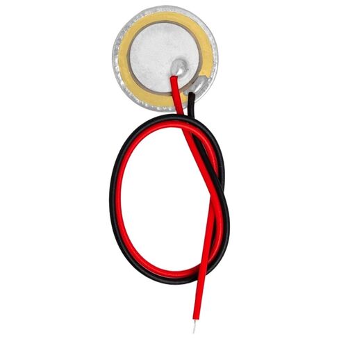10 Pcs Piezoelectric Piezo Ceramic Wafer Plate Dia 15mm for Buzzer Loudspeaker + Aluminum Shell in Kuwait