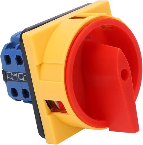 Universal Rotary Cam Changeover Switch Wear Flame Retardant Flexible Handle for Power Cut Off DC 240V AC 440V 20A Padlockable in Saudi Arabia