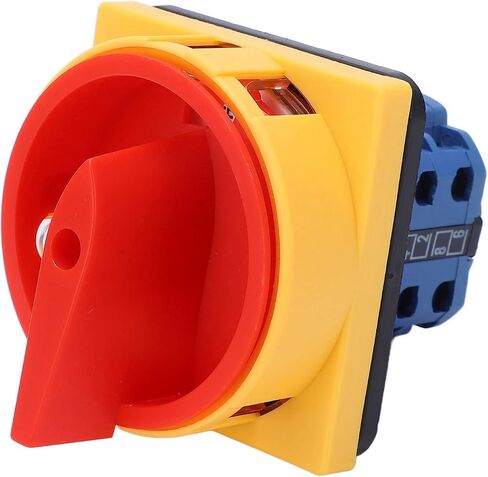 Universal Rotary Cam Changeover Switch Wear Flame Retardant Flexible Handle for Power Cut Off DC 240V AC 440V 20A Padlockable in Saudi Arabia