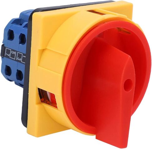 Universal Rotary Cam Changeover Switch Wear Flame Retardant Flexible Handle for Power Cut Off DC 240V AC 440V 20A Padlockable in Saudi Arabia