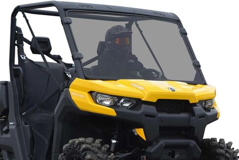 SuperATV Full Windshield for Can-Am Defender | Scratch Resistant | Dark Tint in Saudi Arabia