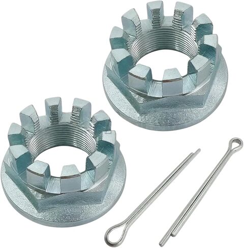 2Pcs Rear Axle Castle Nuts 20mm 90304-HM7-A10 Replacement for Honda ATV Rancher Recon TRX250 350 400 420 450 500 Rincon 650 680 Pioneer 500 700 1000 UTV in Saudi Arabia