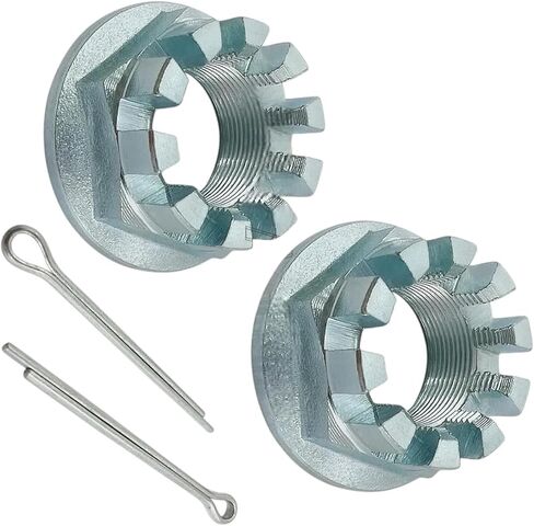 2Pcs Rear Axle Castle Nuts 20mm 90304-HM7-A10 Replacement for Honda ATV Rancher Recon TRX250 350 400 420 450 500 Rincon 650 680 Pioneer 500 700 1000 UTV in Saudi Arabia