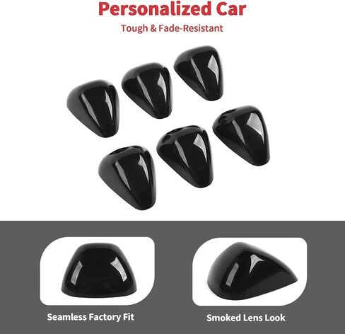 أغطية علامات سقف الكابينة من Linskip متوافقة مع Ford F250/F350/F450/F550 1999-2016، واقي ضوء الكابينة LED، الملحقات الخارجية (دخان داكن) in Kuwait