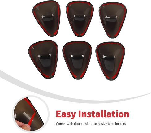 أغطية علامات سقف الكابينة من Linskip متوافقة مع Ford F250/F350/F450/F550 1999-2016، واقي ضوء الكابينة LED، الملحقات الخارجية (دخان داكن) in Kuwait