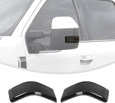 Linskip Tail Light Covers Compatible with Ford F250/F350/F450/F550 2023-2026+, Tail Lamp Guard Trim Bezels Decoration Accessories, Exterior Accessories(Smoke Dark) in Saudi Arabia